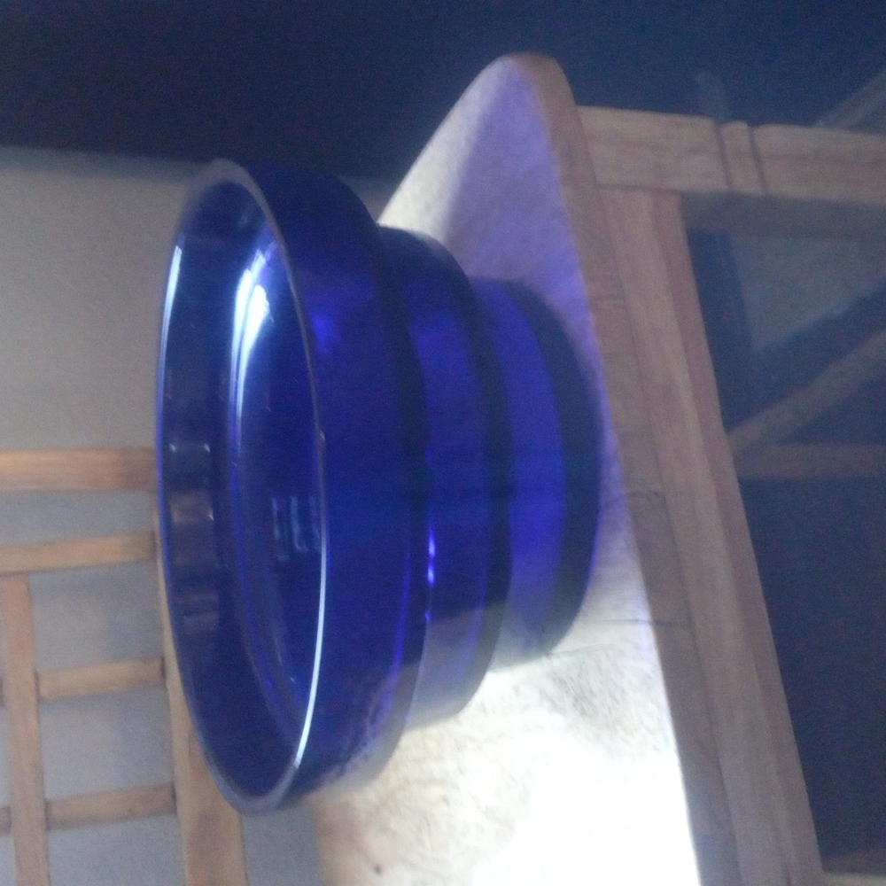 Cobalt blue vintage glass